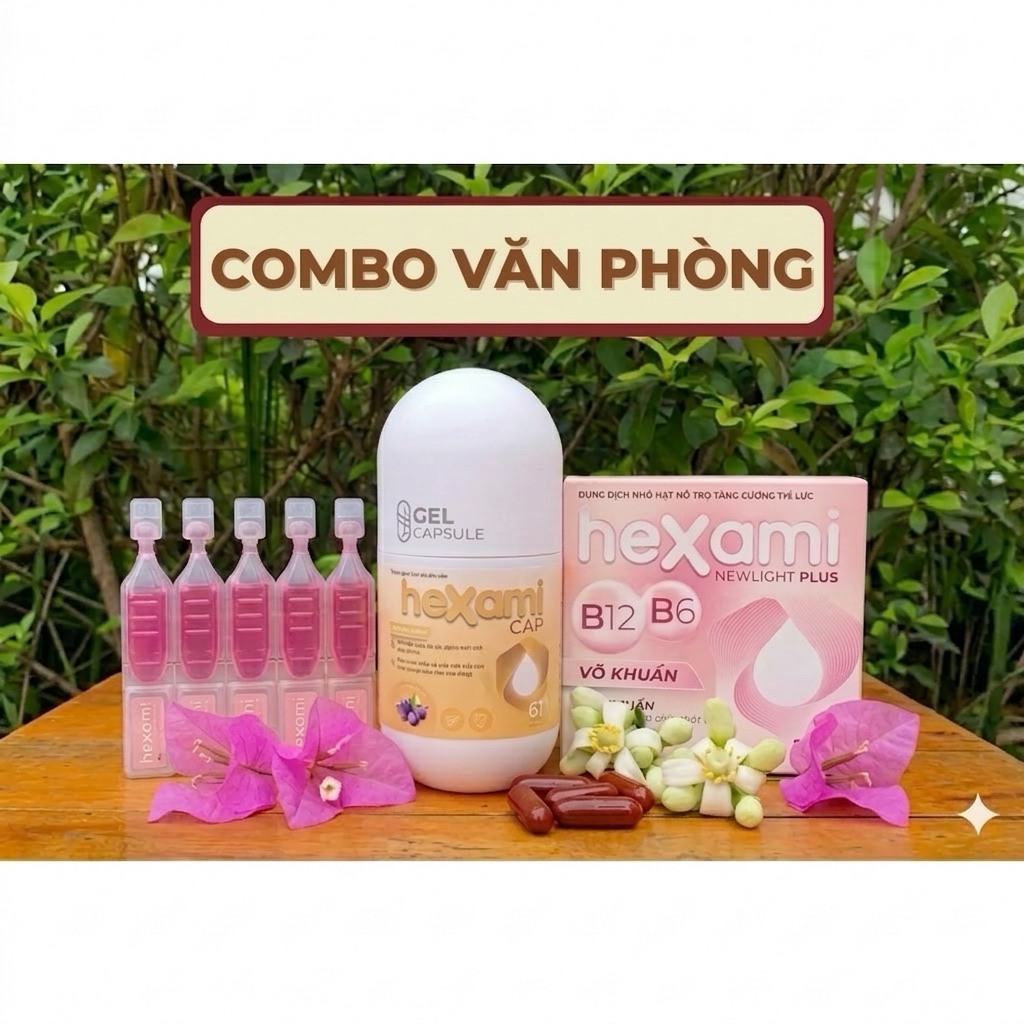 Hexami Duo: Hexami Newlight Plus & Hexami Cap 60v: Giải Pháp"2 trong 1" Cho Đôi Mắt Kỹ Thuật Số
