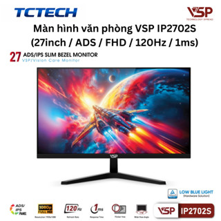 Màn hình văn phòng VSP IP2702S, IP2704S (27inch / ADS-IPS / FHD /100Hz-120Hz / 1ms) Chính Hãng