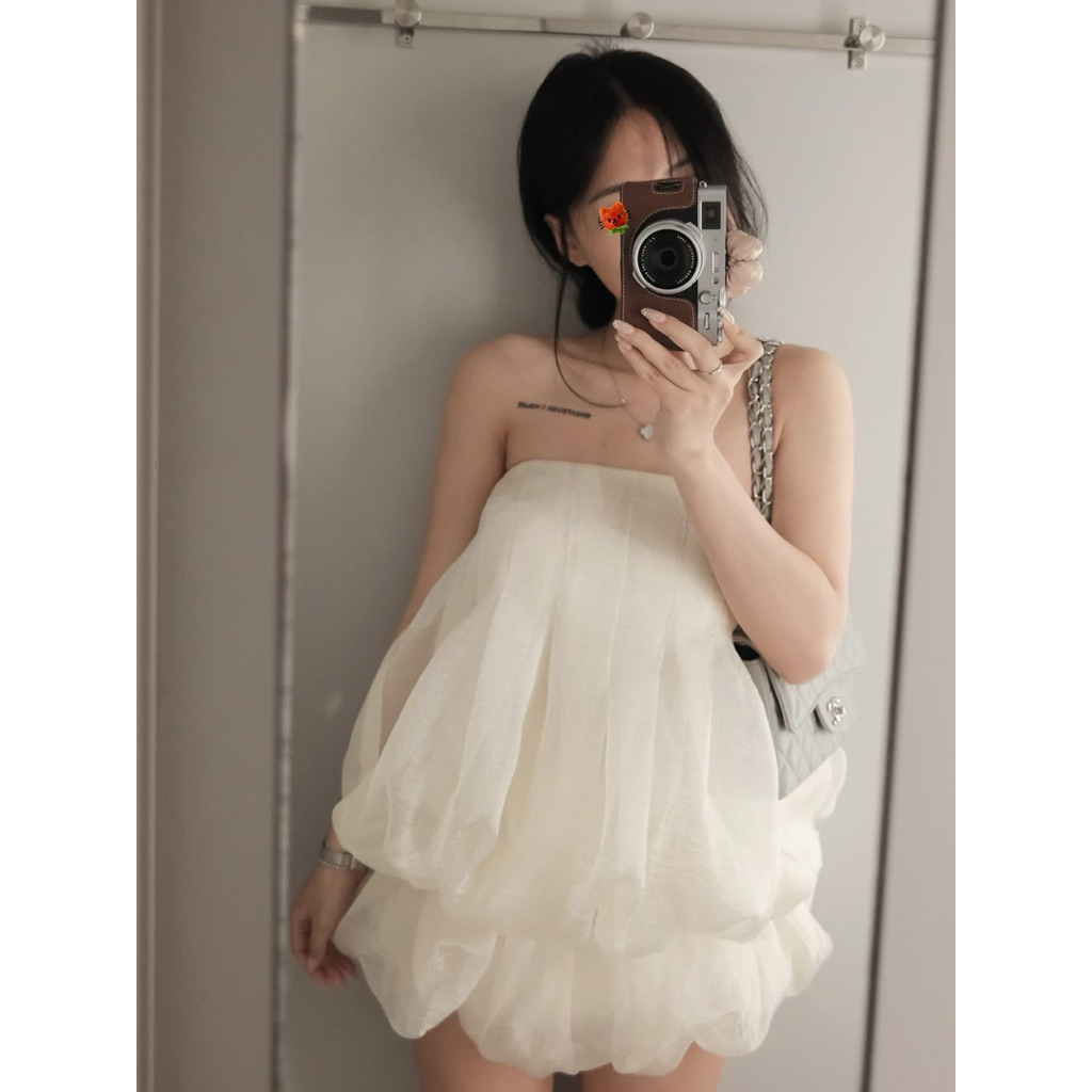 Set bồng blink blink áo quây xếp ly chân váy Aime