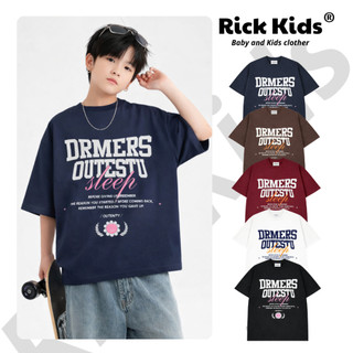 Áo Thun Cộc Tay Cho Bé Trai Bé Gái Form Rộng DRMERS Chất Cotton Cao Cấp - Rickkids