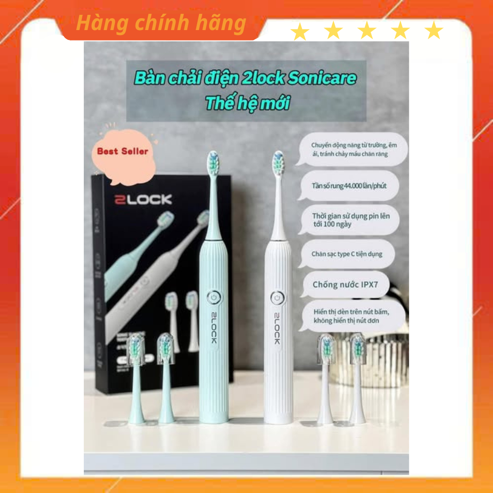 BÀN CHẢI ĐÁNH RĂNG 2LOCK SONICARE