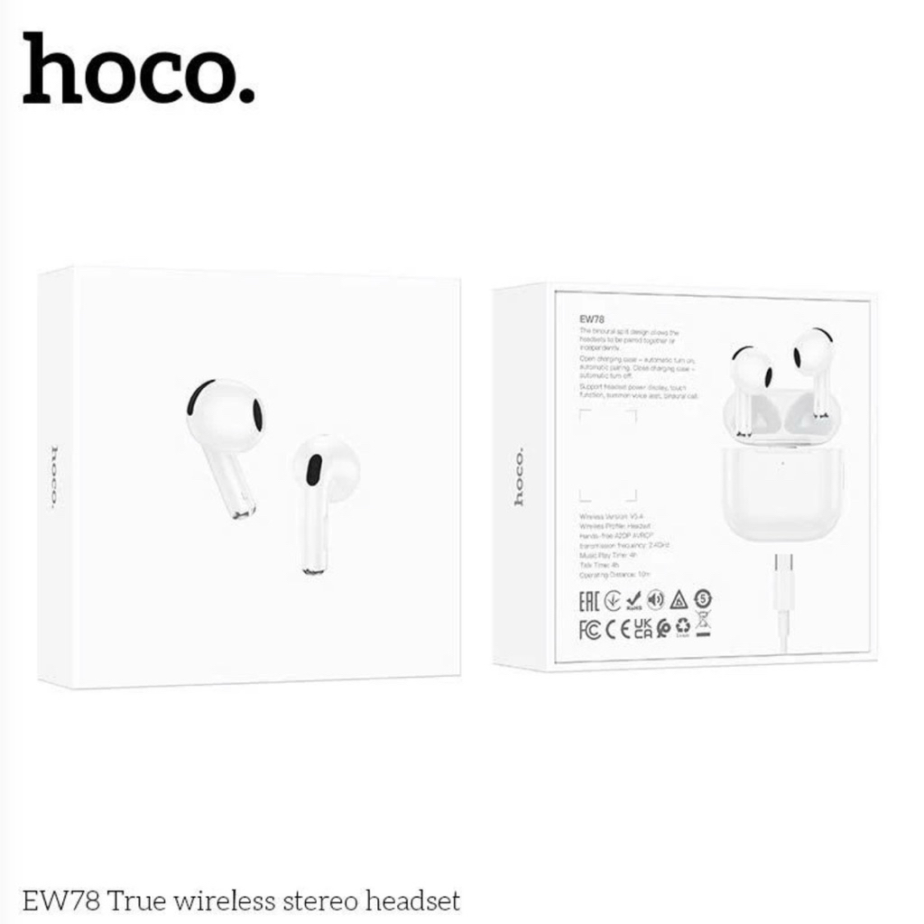 Tai nghe Bluetooth Hoco EW78 True Wireless âm thanh nổi cao cấp