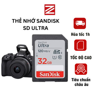 Thẻ nhớ Sandisk SD Ultra UHS-I GN6IN 16G - 32G - 64G - 128G chuyên cho máy ảnh 80-140MB/S
