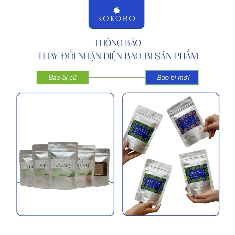 Bột Trà Matcha Sasae Kokoro Ceremonial Grade Chính Hãng Nhật Bản, Pha Chế Đồ Uống, Trà Đạo 30G & 50G