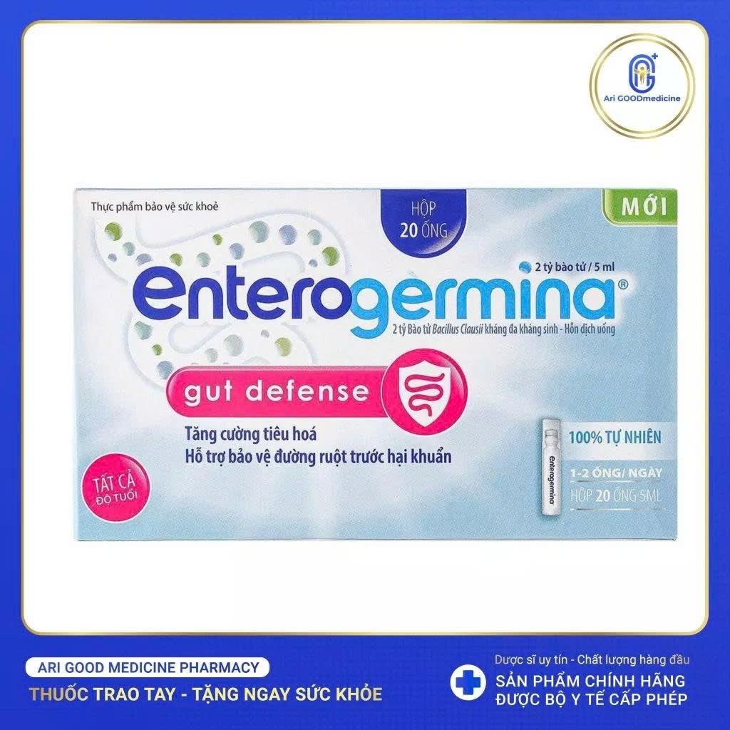 Men Vi Sinh 2 Tỷ Lợi Khuẩn Enterogermina Gut Defense Sanofi Tăng Cường Tiêu Hóa, Hỗ Trợ Bảo Vệ Đường