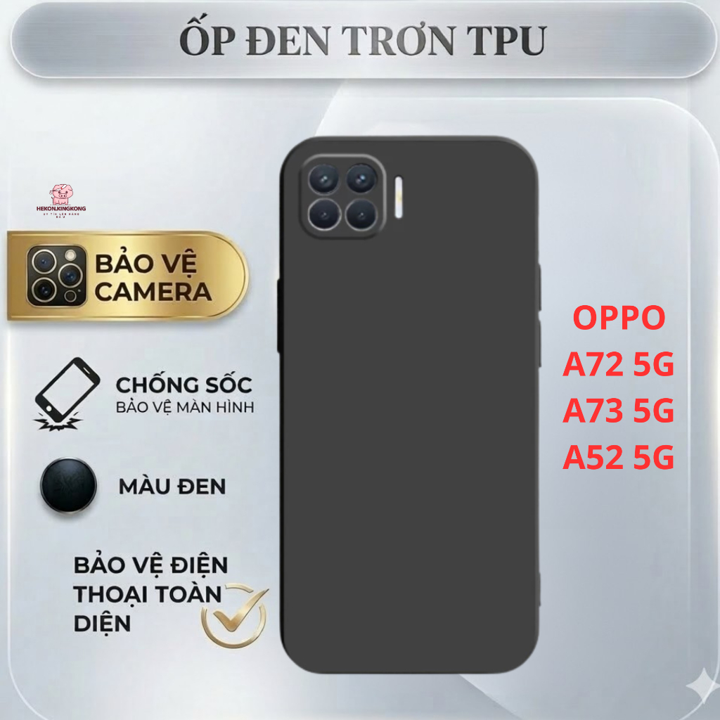 Ốp lưng TPU OPPO A72 5G / A73 5G / A53 5G , silicon, bảo vệ camera-CHẤT LƯỢNG