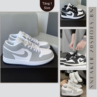 Giày _JD_ Cổ Thấp Nam Nữ, Giày Sneaker Panda Đen Trắng Xám Đế Xanh (Phải MUA TĂNG 1 SIZE)