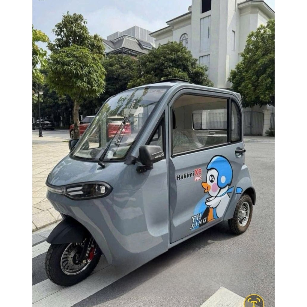 XE ĐIỆN 3 BÁNH CABIN HAKIMI X9 PRO