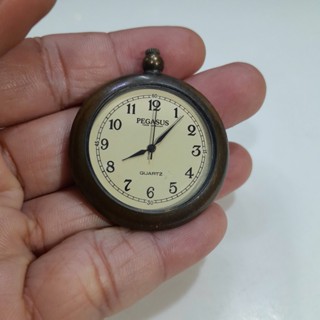 Đồng hồ quả quýt bỏ túi PEGASUS size 40mm số la mã vintage cổ điển video mô tả cụ thể second hand si Nhật
