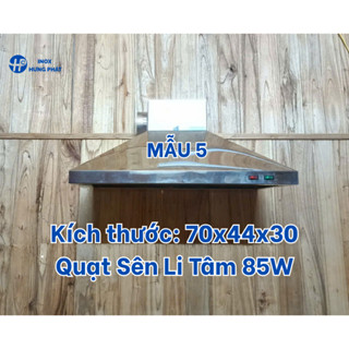 MÁY HÚT MÙI BẾP INOX 304 QUẠT SÊN LI TÂM 85W - 70CM – MẪU 5