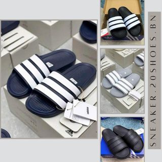 Dép Das Quai Ngang, Dép Đúc 3 Sọc Nam Nữ Bản To Đủ Màu Đen Trắng Xám