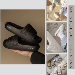 Dép Quai Ngang Nam Nữ, Dép Đúc Nguyên Khối Sọc AYOON - cao 4cm - Hỗ trợ đổi size