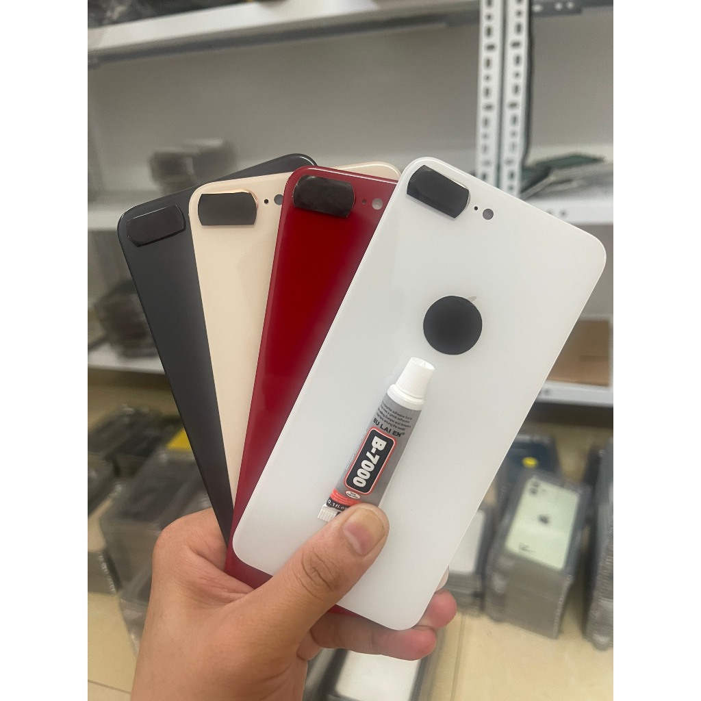 Kính lưng tương thích cho ip 8Pl có tặng kèm keo dán