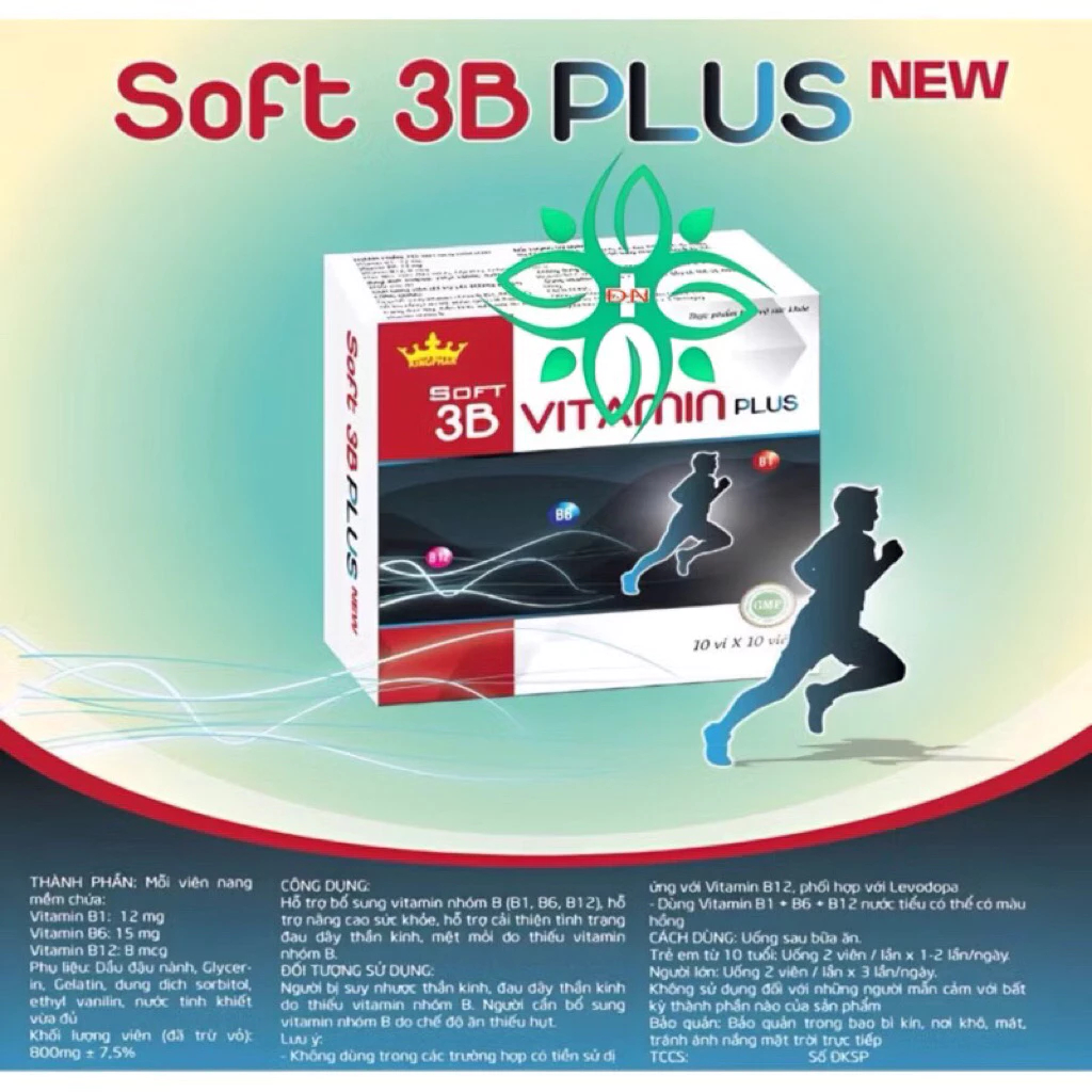 Soft 3B Vitamin Plus – Bổ Sung Vitamin Nhóm B, Tăng Cường Sức Khỏe