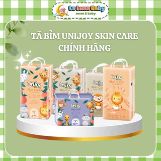 [1 BỊCH] Tã bỉm Unijoy Skin Care chính hãng - Dịu Nhẹ Cho Da Bé, Chống Hăm Hiệu Quả cho bé | Lalunababy