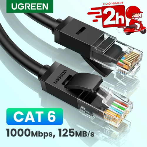Dây Mạng LAN Đúc Sẵn Cat6, Sợi Cáp mạng - Cat cáp mạng Ugreen - Hàng Chính Hãng