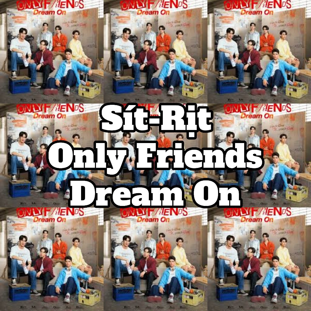 Sít-rịt 4 card 1 mặt bo góc Only Friends Dream On - EARTHMIX x JOSSGAWIN x AOUBOOM