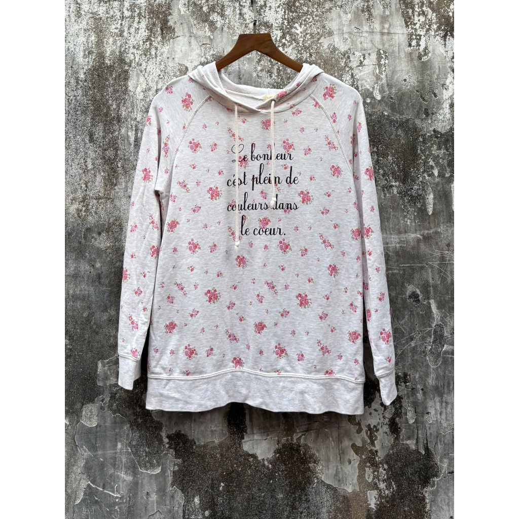 T3035 [Hoddies hoa nhí tag HUSHUSH  chất nỉ mềm mỏng co giãn nhẹ size F]