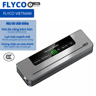 (Bản Quốc tế Tiếng Việt) Máy hút chân không thực phẩm tự động kèm hàn miệng túi khô hoặc ướt thông minh cho hộ gia đình