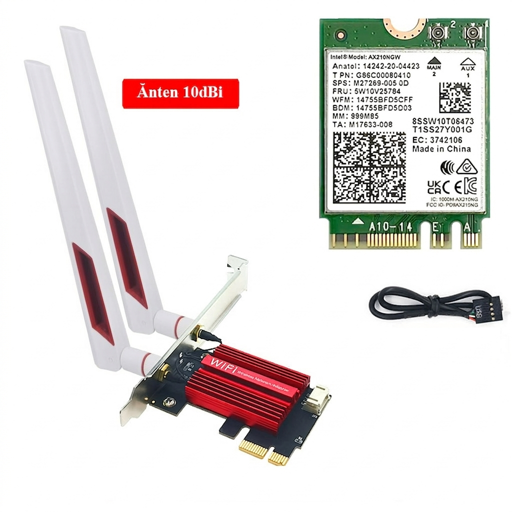 Card WIFI 6E AX210 AX1675 , WIFI 7  Intel BE200 , Mediatek MT7925 MT7927 , Qualcomm QCNCM865