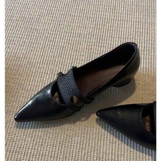 Giày cao gót nữ mũi nhọn đế cao 5cm hàng quảng châu cao cấp