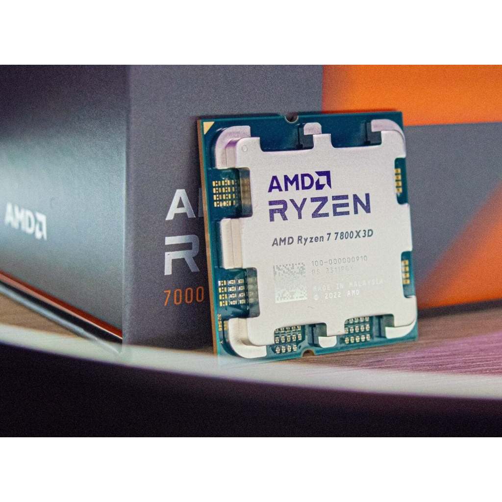 CPU AMD Ryzen 7 7800X3D 8 Nhân 16 Luồng Turbo 5.0GHz 96MB Cache Socket AM5 – CPU Gaming Hiệu Năng Ca