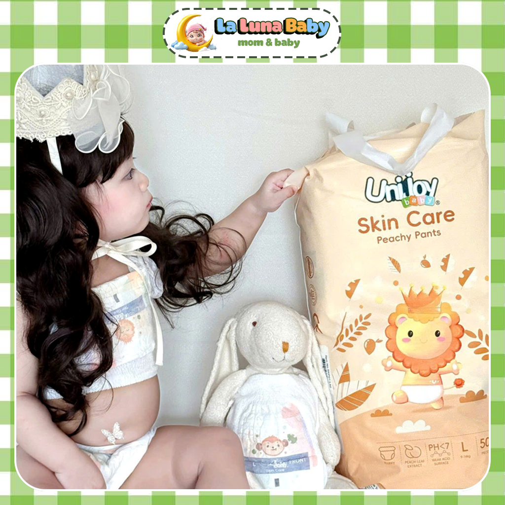 (𝟏 𝐛𝐢̣𝐜𝐡) Unijoy Bỉm quần/tã dán Oxygen Care Ngày và Skin Care đêm cho bé - Lalunababy
