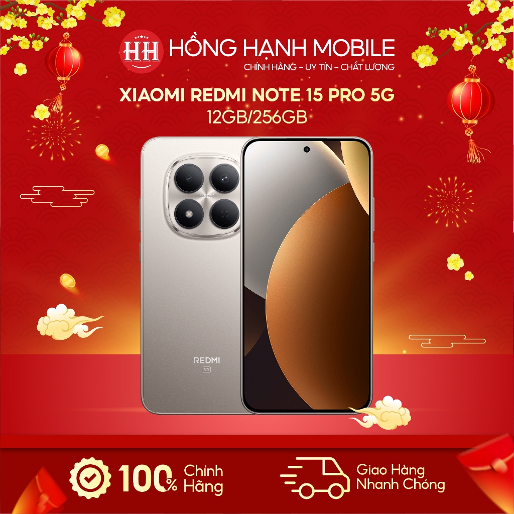 Điện Thoại Xiaomi Redmi Note 15 Pro 5G 12GB/256GB - Hàng Chính Hãng | BigBuy360 - bigbuy360.vn