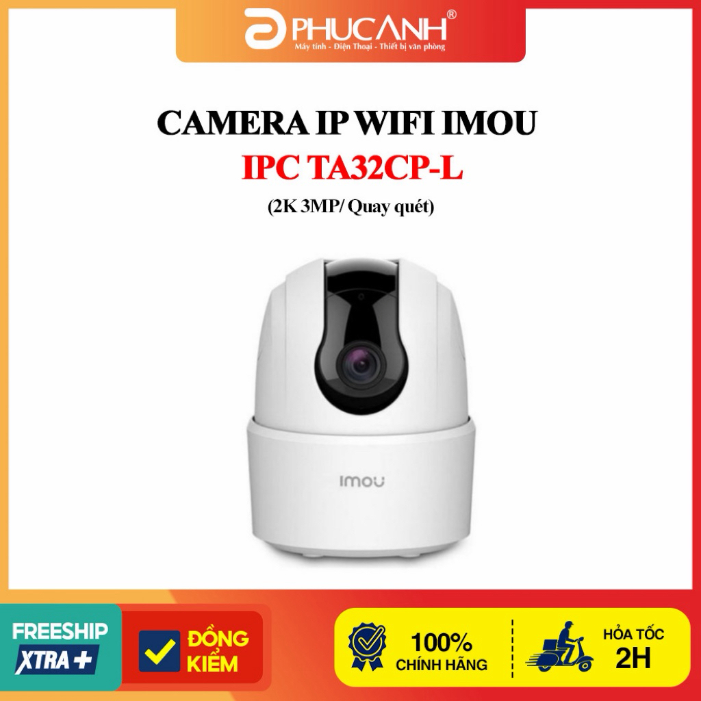 Camera ip wifi imou IPC TA32CP-L  2K 3MP, Quay quét- Hàng chính hãng, Bảo hành 24 tháng
