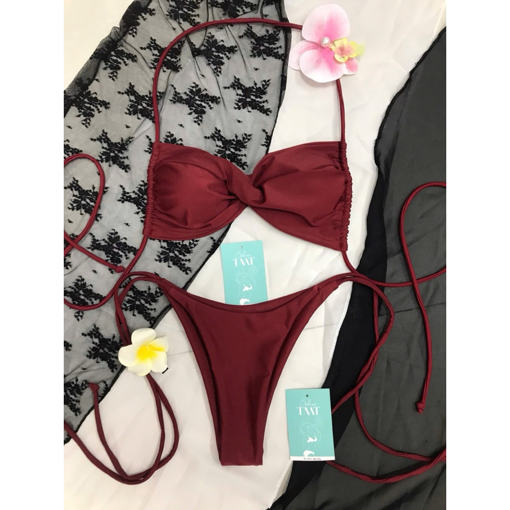 Bikini CAMCAM- bikini đồ bơi xoắn ngực quần lọt nhỏ siêu xinh hàng cao cấp(sẳn hàng HCM) | BigBuy360 - bigbuy360.vn