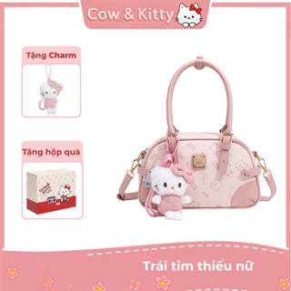 COW & KITTY/BORRY ROSA Túi xách màu hồng  Túi xách nữ dễ thương Du lịch nhỏ tiện lợi