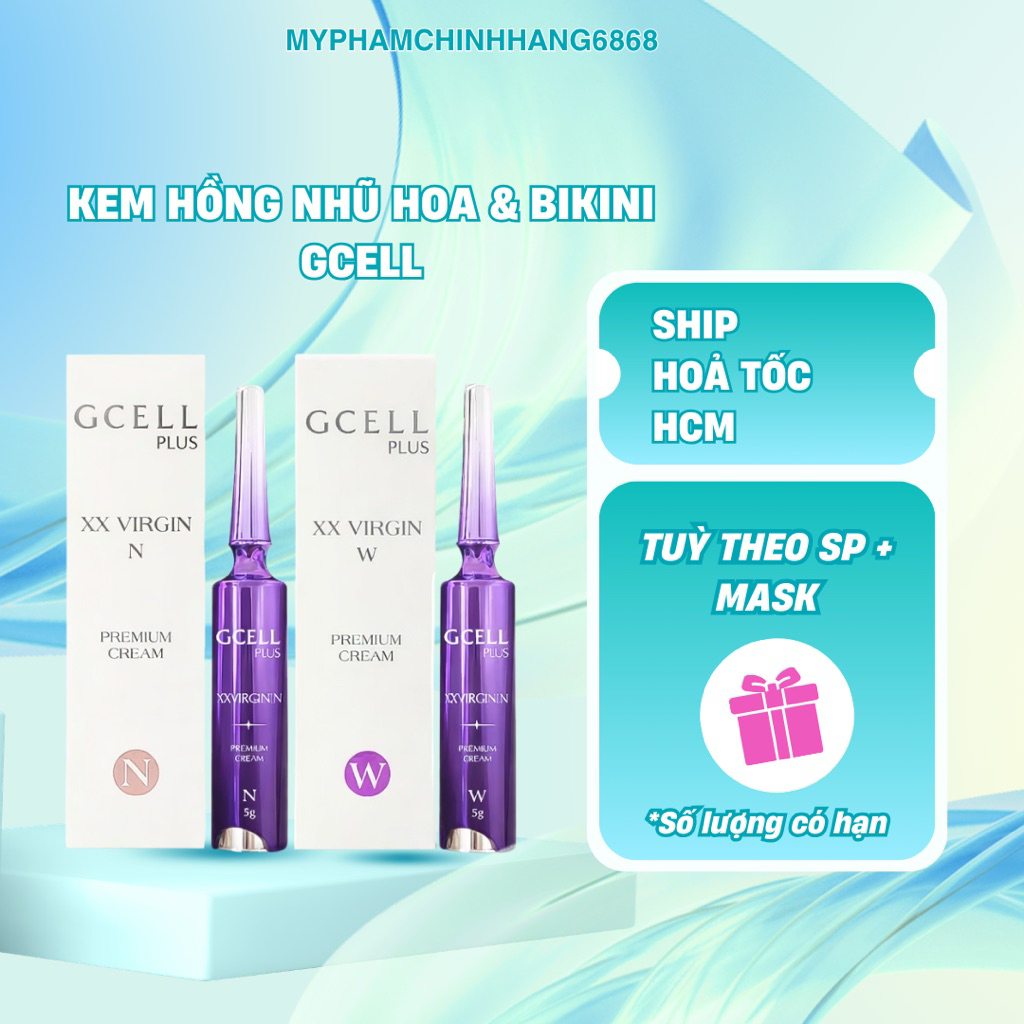 (Hỏa Tốc) Sản Phẩm Xxvirgin Hồng Nhũ Hoa , Bikini Chính Hãng Gcell