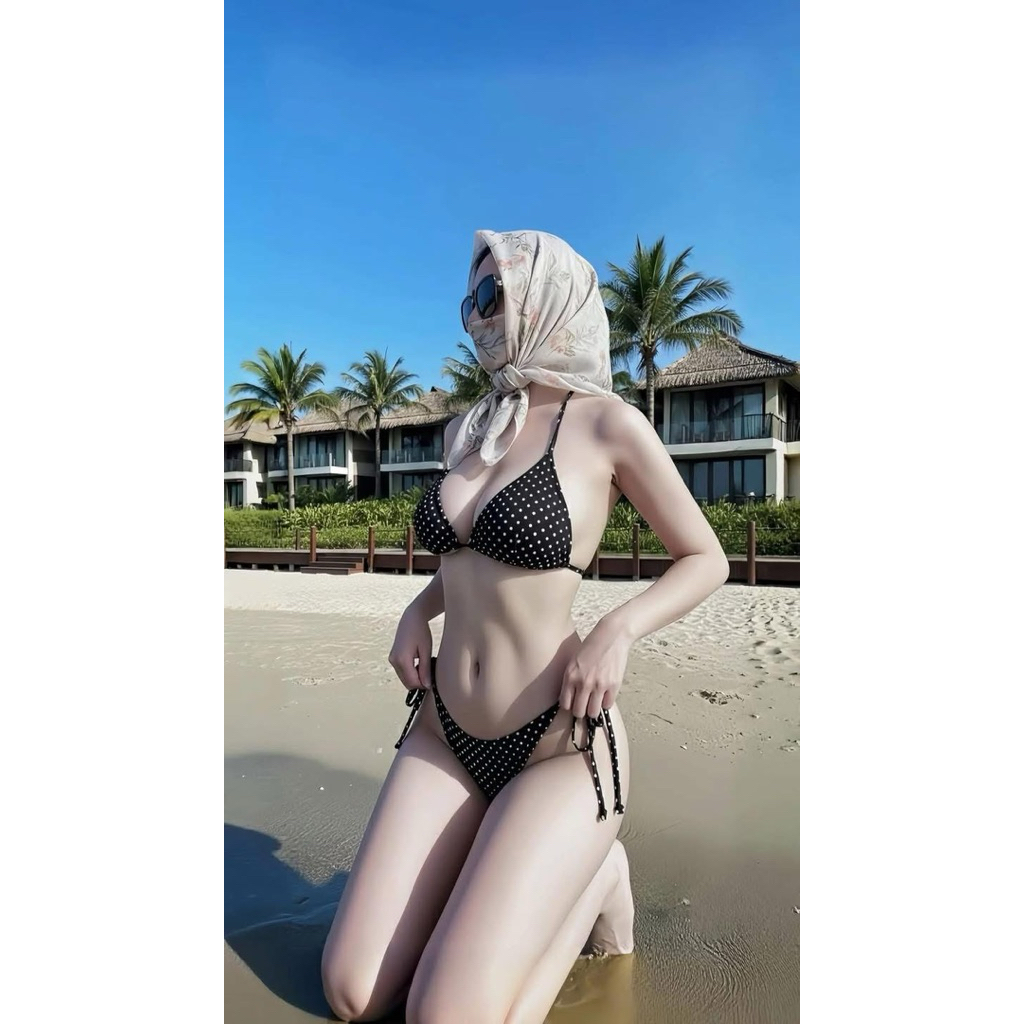 Bikini CAMCAM-  bikini đồ bơi nữ mẩu chấm bi hot hàng cao cấp(sẳn hàng HCM) | BigBuy360 - bigbuy360.vn
