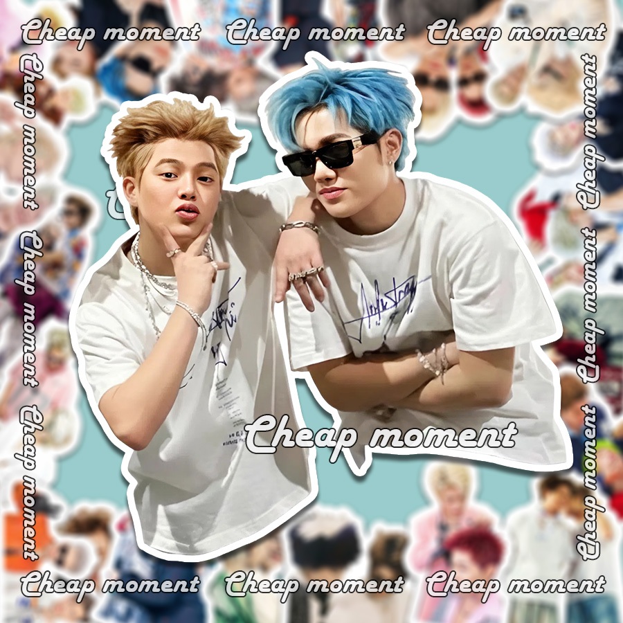 Sticker Couple Rhycap OTP Rhyder Captain Boy ver3 update trang trí mũ bảo hiểm, laptop sổ tay