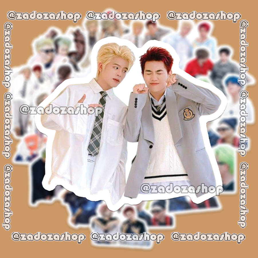 Sticker couple OTP Rhycap ver1 Captain Boy & RHYDER Anh Trai Say Hi hình dán cute