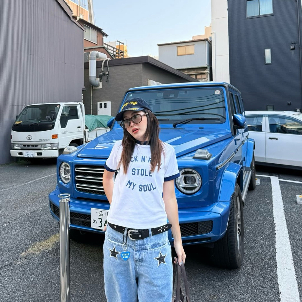 [HÀNG MỚI VỀ] Áo Thun Nữ Babytee Phối Màu ROCK N ROLL Cotton Mềm Mịn Vintage Phong Cách Mỹ -  MOJITO