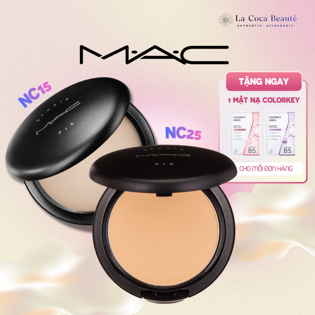 Phấn Nền Phủ MAC Cosmetics Studio Fix Powder Plus 15g Chính Hãng Che Phủ Cao, Kiềm Dầu, Lâu Trôi