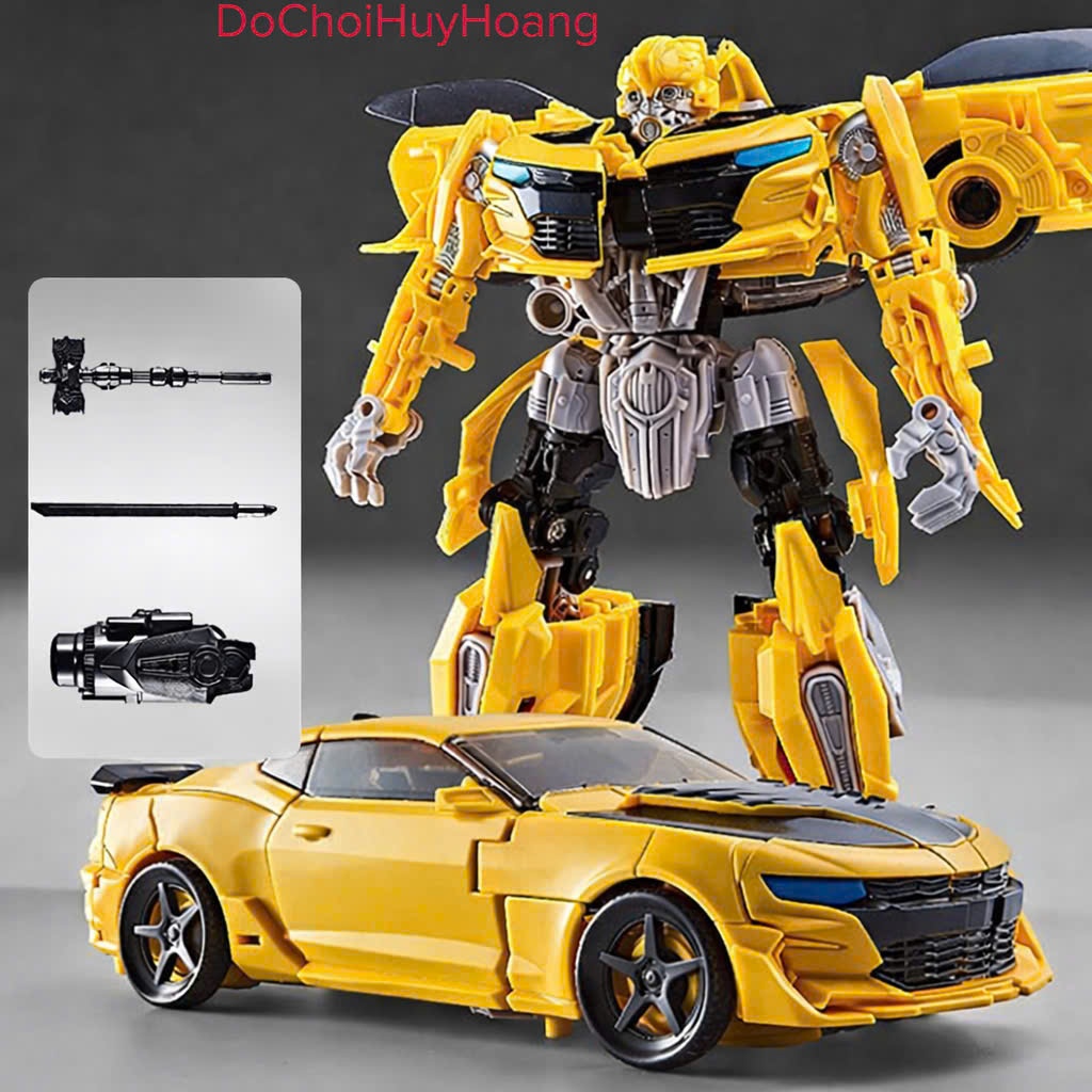 Mô hình robot Bumblebee robot biến đổi thành xe oto 8022