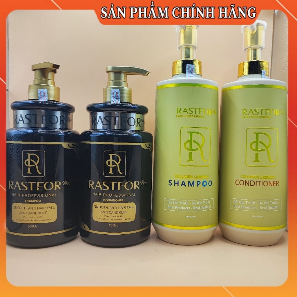 (auth) Cặp dầu gội xả RASTFOR siêu mượt lưu hương dài lâu