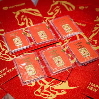 Quà Tặng Thần Tài Phát LNTHANTAIPHAT 0,1 Chỉ Vàng 24k Huy Thanh Jewelry