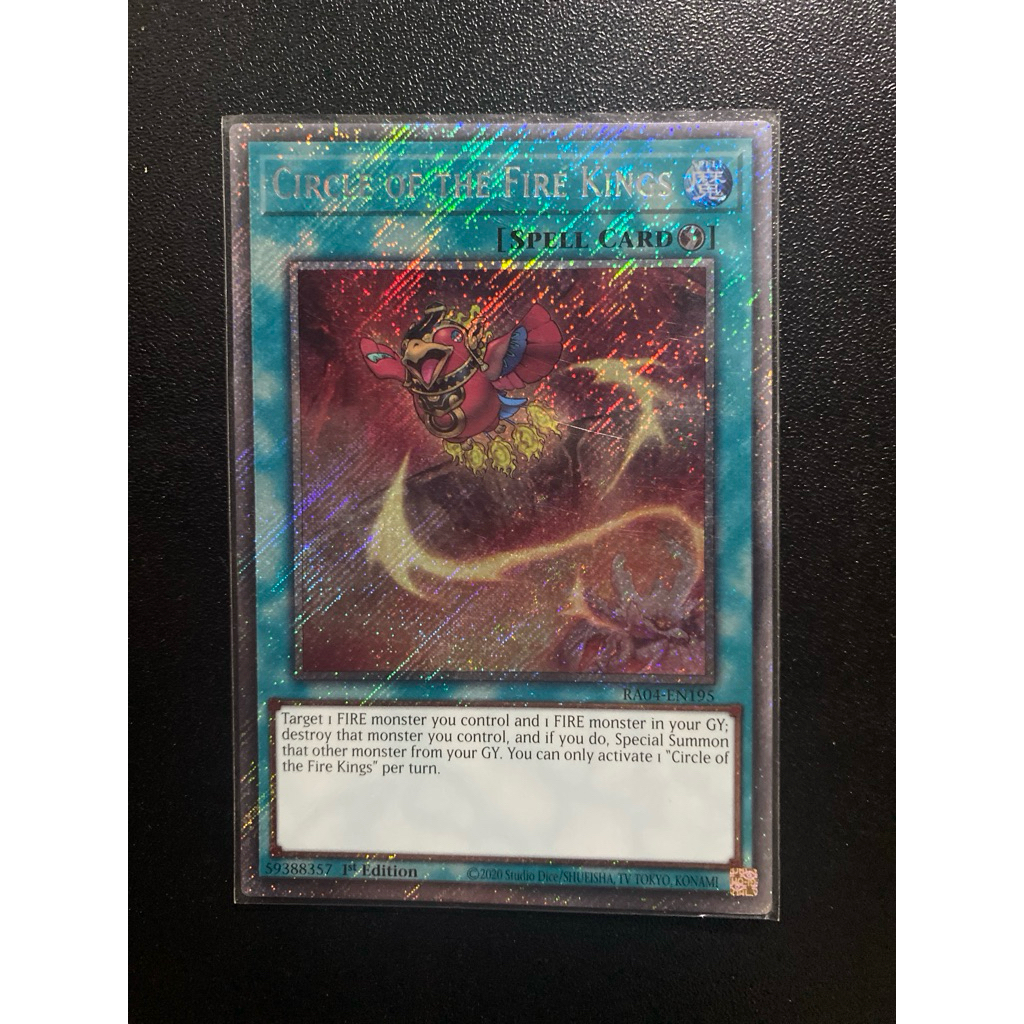 Circle of the Fire Kings - Platinum Secret TCG - RA04-EN195