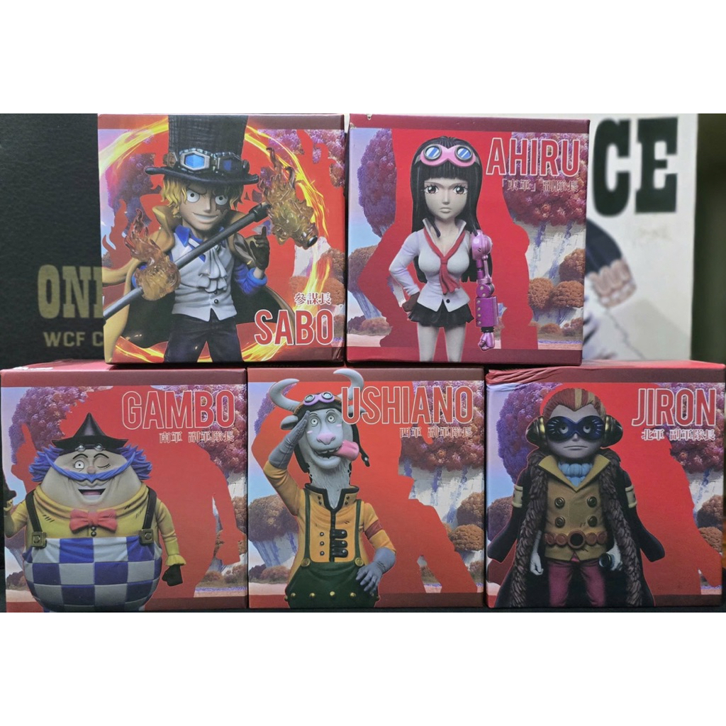 (Full line không lẻ) 5 mô hình Resin WCF chính hãng Yz Studio One Piece Kamabakka Kingdom Team Cách 