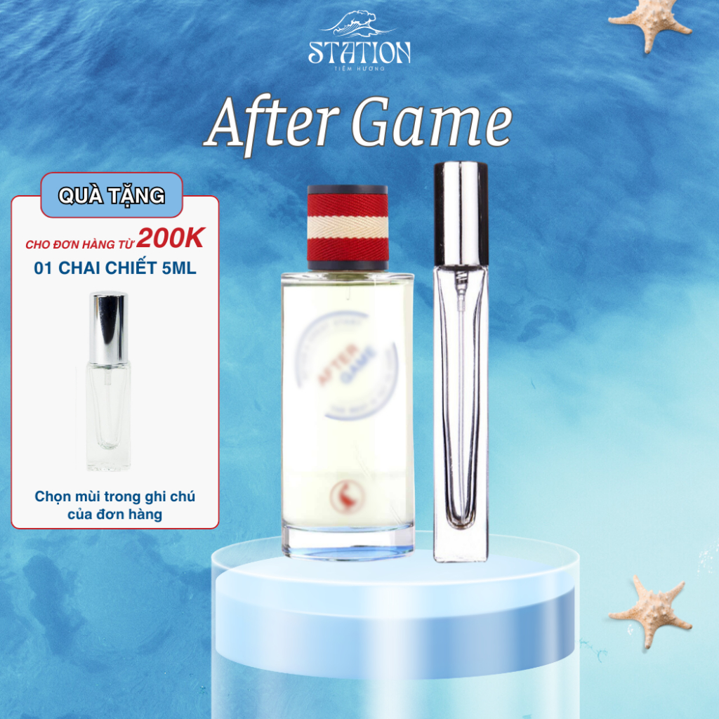 Nước Hoa Nam After Game EDP STATION SCENT, Nước Hoa Thơm Lâu Tinh Tế Thanh Lịch 10ml