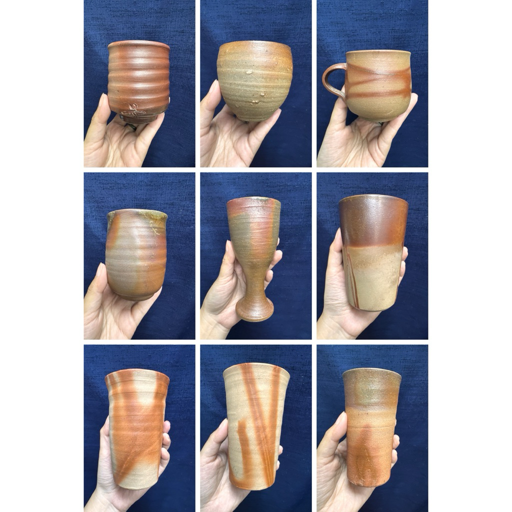 [Gốm Nhật] Ly bizen nhiều mẫu