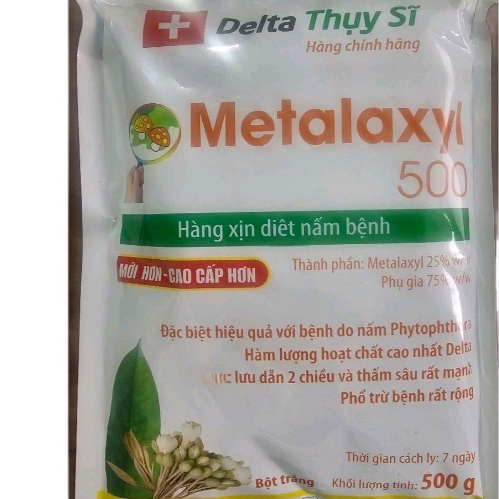 Combo 5 Gói Metalaxyl 500wp 500g - hàng chính hãng Delta Thụy Sĩ
