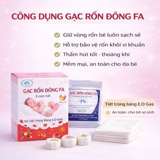 Combo 3 Hộp Băng Rốn Đông Fa Tiệt Trùng Cho Bé - 9 Chiếc Băng Rốn