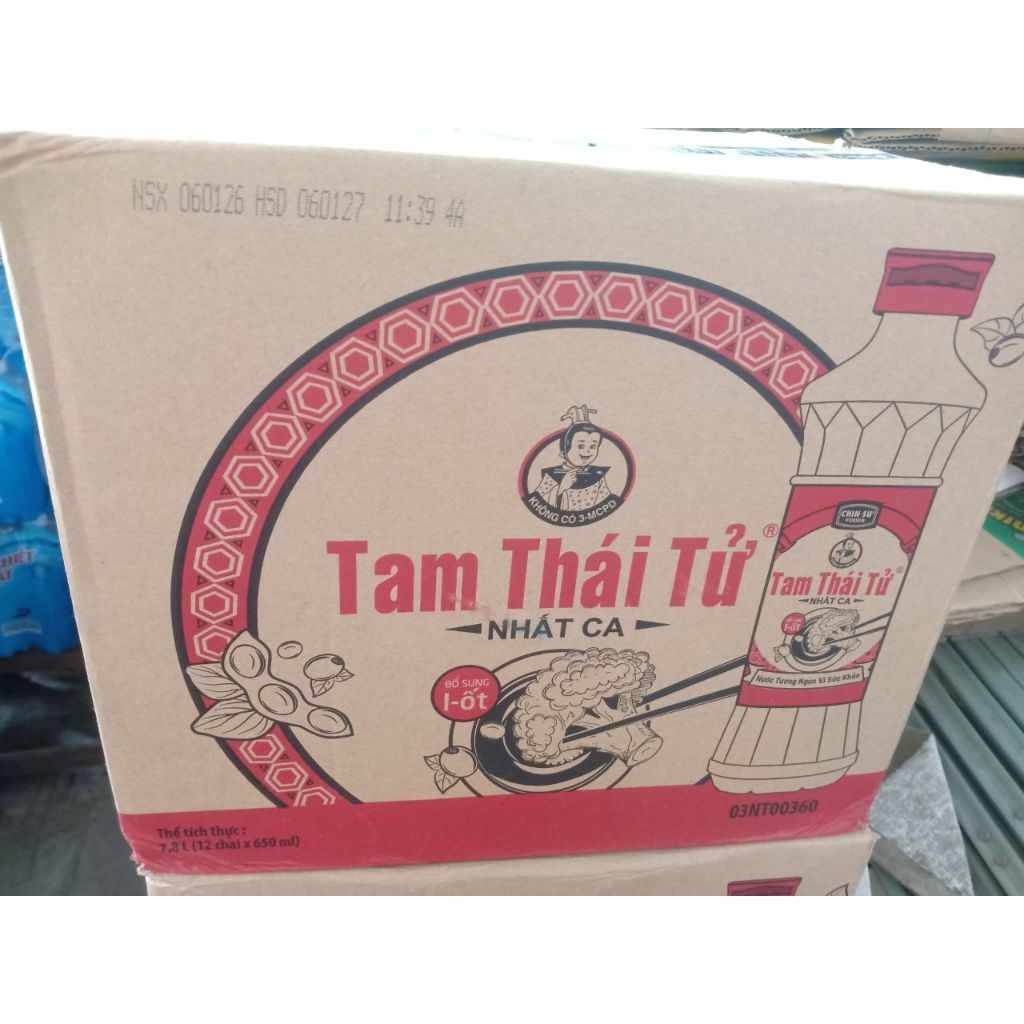 [THÙNG 12 CHAI] Nước Tương Tam Thái Tử Nhất Ca 650ml - Đậm Đặc Thơm Ngon, Bí Quyết Cho Quán Ăn [HSD 