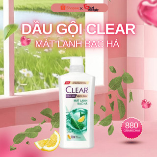 Dầu Gội Clear Bạc Hà 880G/Chai