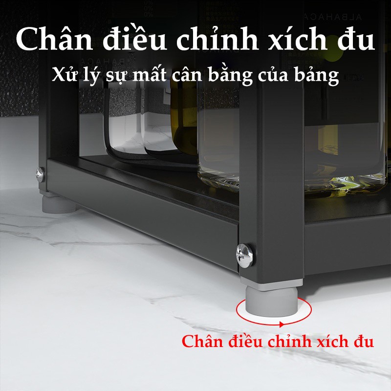 BMZAR Kệ Gia Vị INOX 304 Đặt Bàn Cao Cấp Không Han Gỉ,  Tặng Kèm Khay Để Thớt | BigBuy360 - bigbuy360.vn