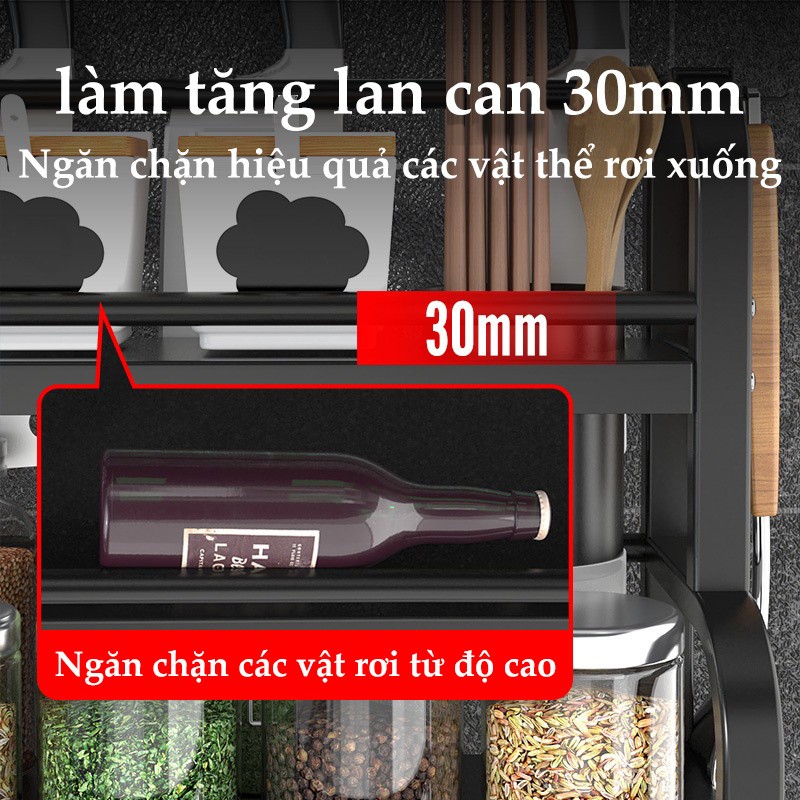 BMZAR Kệ Gia Vị INOX 304 Đặt Bàn Cao Cấp Không Han Gỉ,  Tặng Kèm Khay Để Thớt | BigBuy360 - bigbuy360.vn